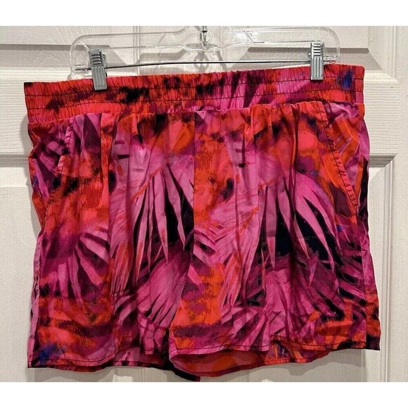 A.N.A A New Approach Women's Large Multi-Color Polyester Shorts NWT Pockets - Picture 1 of 5